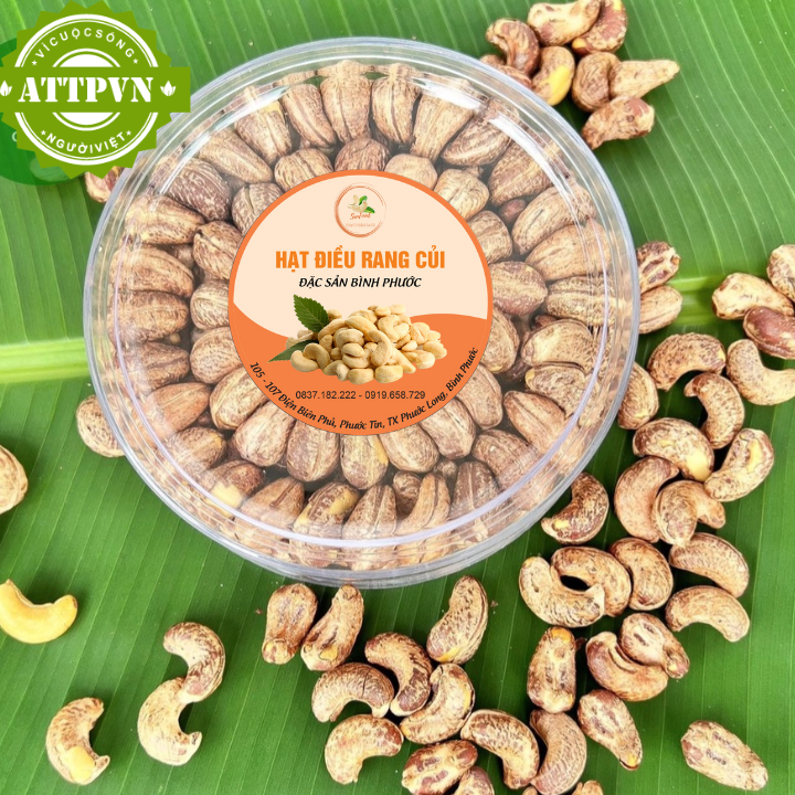 500grm hạt điều rang củi loại 1 đặc sản bình phước hạt cồ giòn tan, thơm ngon, béo ngậy - sanfood