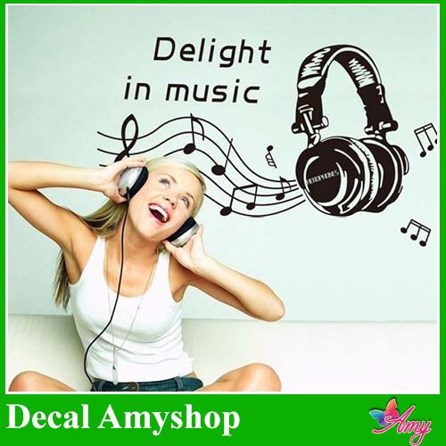 Decal dán tường âm nhạc 3 dkn037