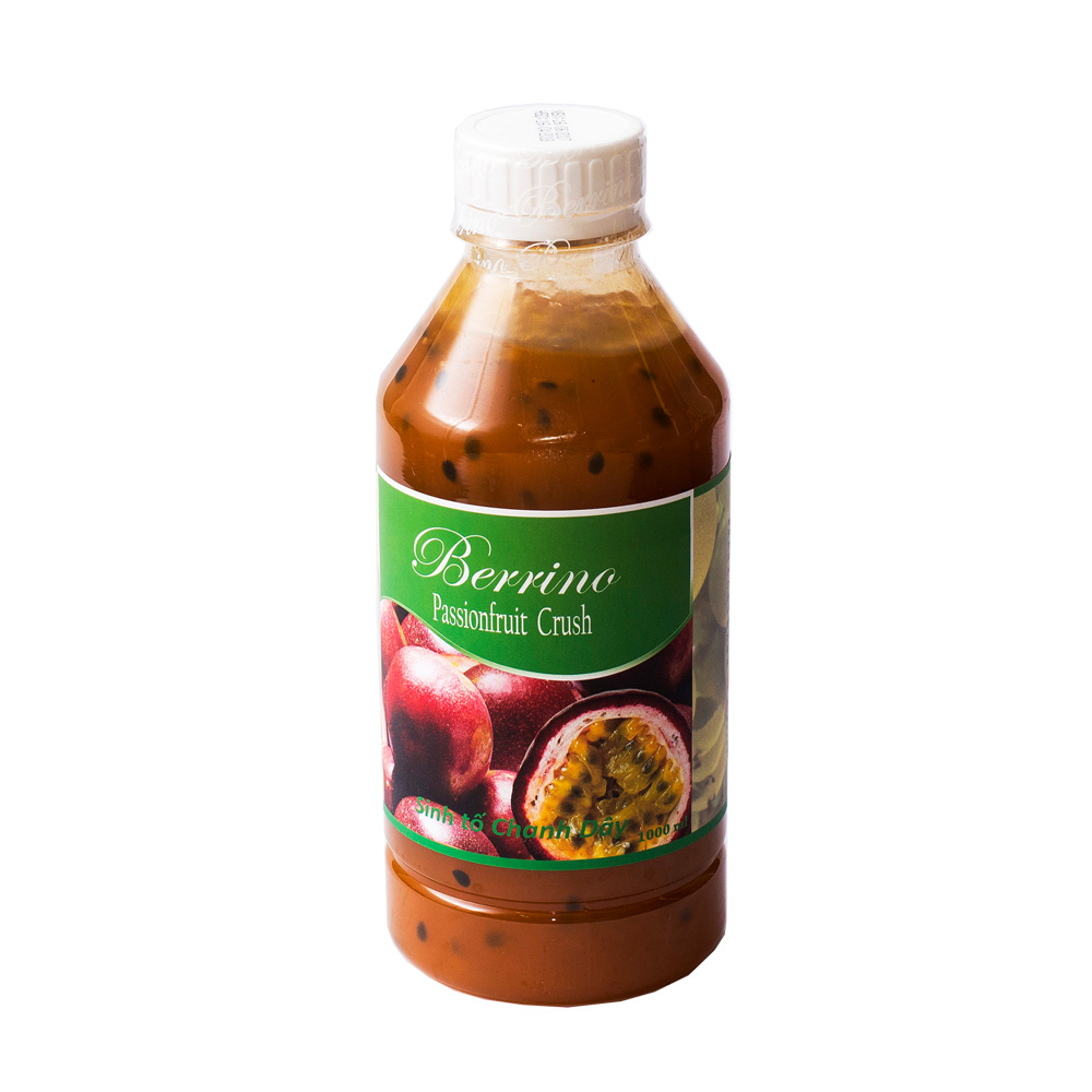 Sinh tố berrino chanh dây 1l - berino passion fruit smothie base