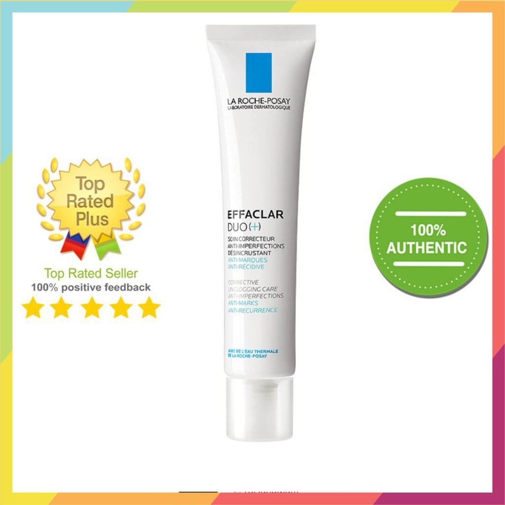 Kem Giảm Mụn La Roche-Posay Effaclar DOU+ giảm thâm, thông thoáng lỗ chân lông 40ml Chính Hãng