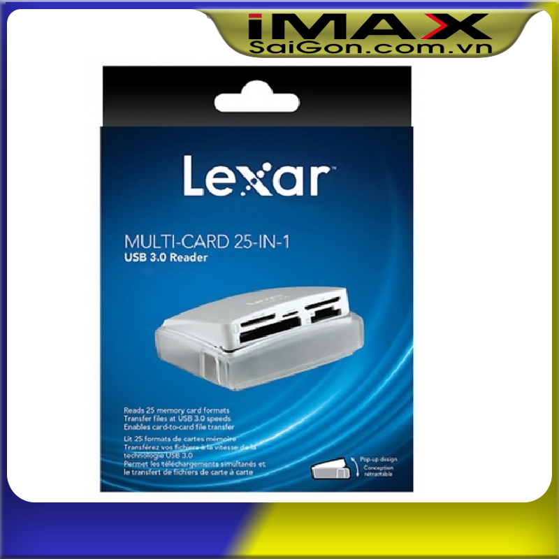 Đầu đọc thẻ all in one lexar card reader 3.0 25 in 1