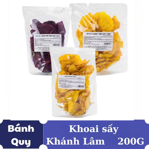 KHOAI LANG TẨM MẬT ONG KHÁNH LÂM GÓI 200GR - 60076
