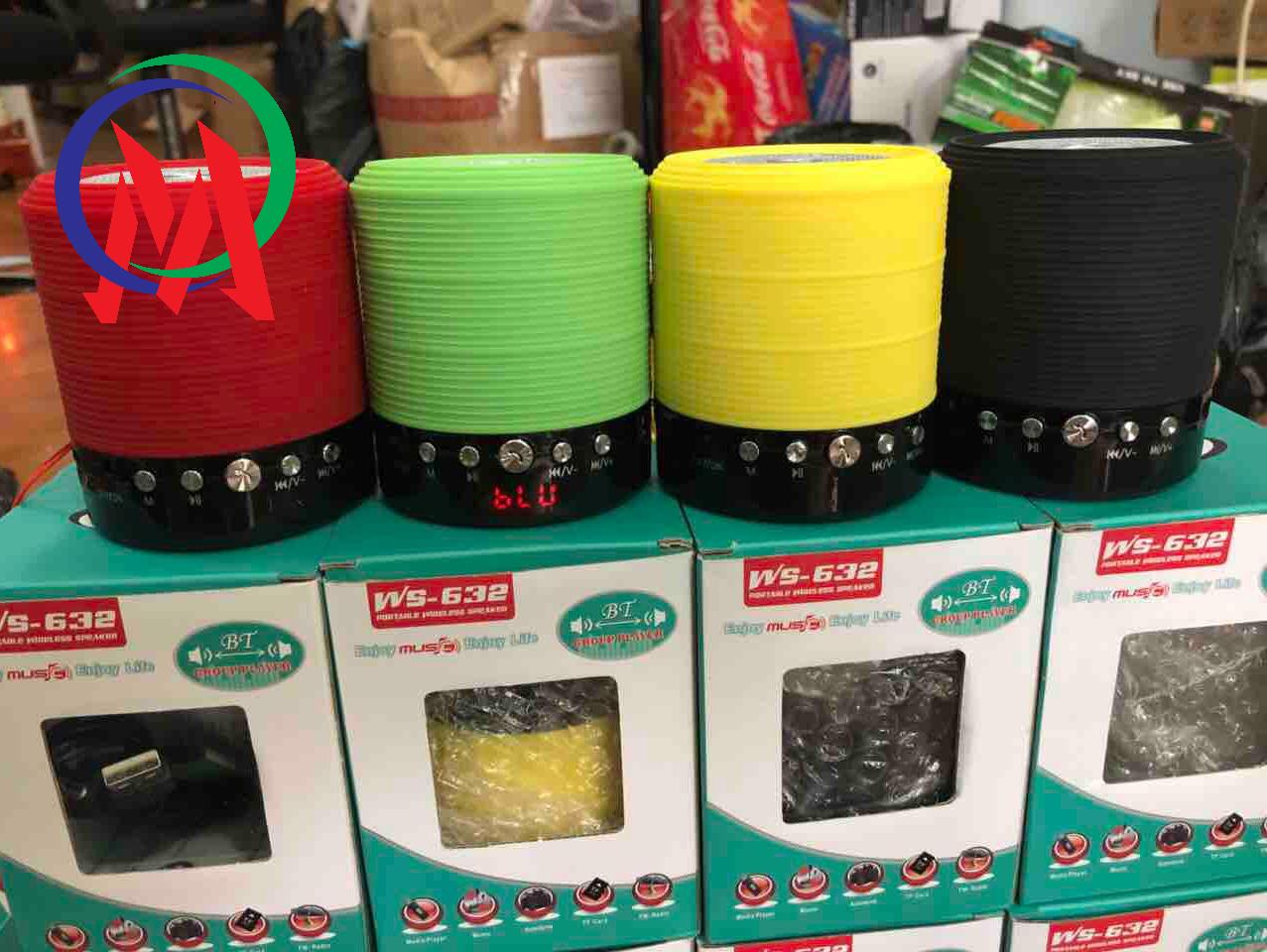 Loa bluetooth đa năng không dây Wster WS-632 có màn hình Led