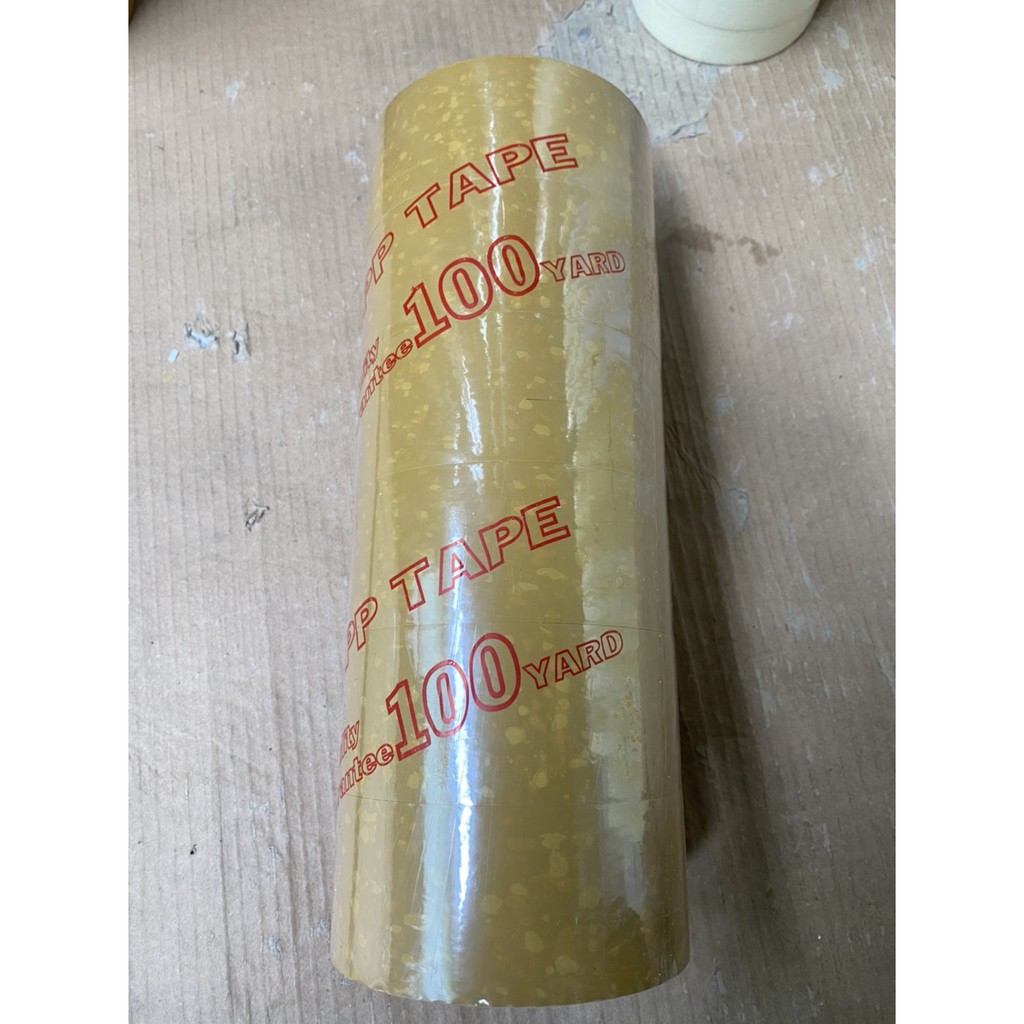 Băng keo dán thùng 5f - 100y/6 cuộn