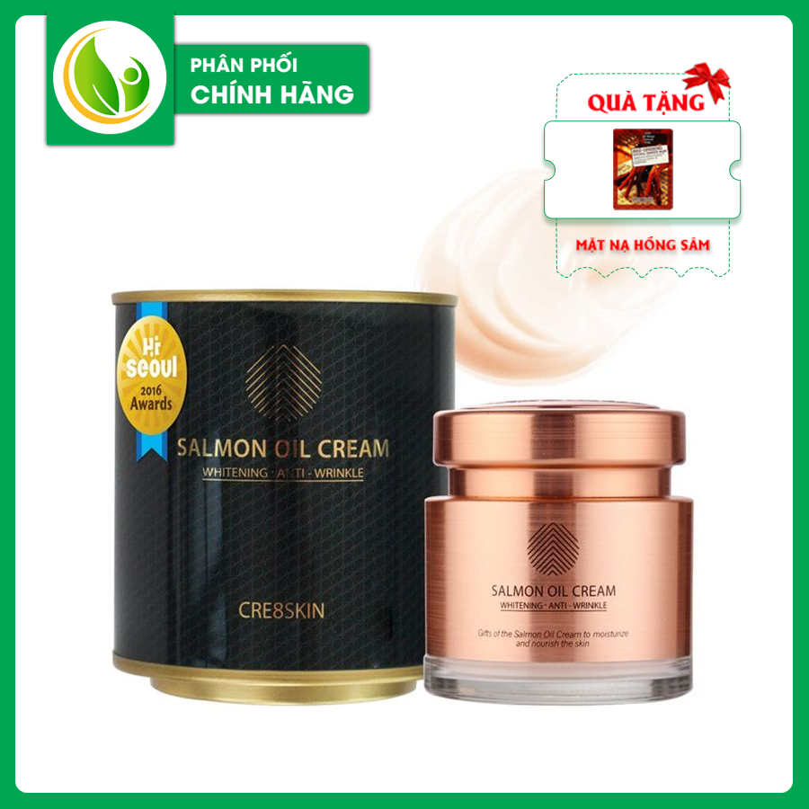 Kem cá hồi salmon oil cream 80g - dưỡng da trắng sáng, mềm mịn