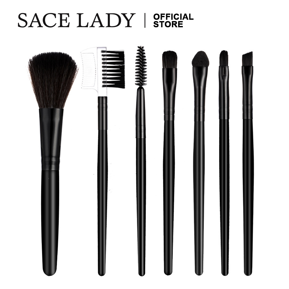 Bộ Cọ Trang Điểm SACE LADY 7 Chiếc Dụng cụ trang điểm mắt và phấn losse