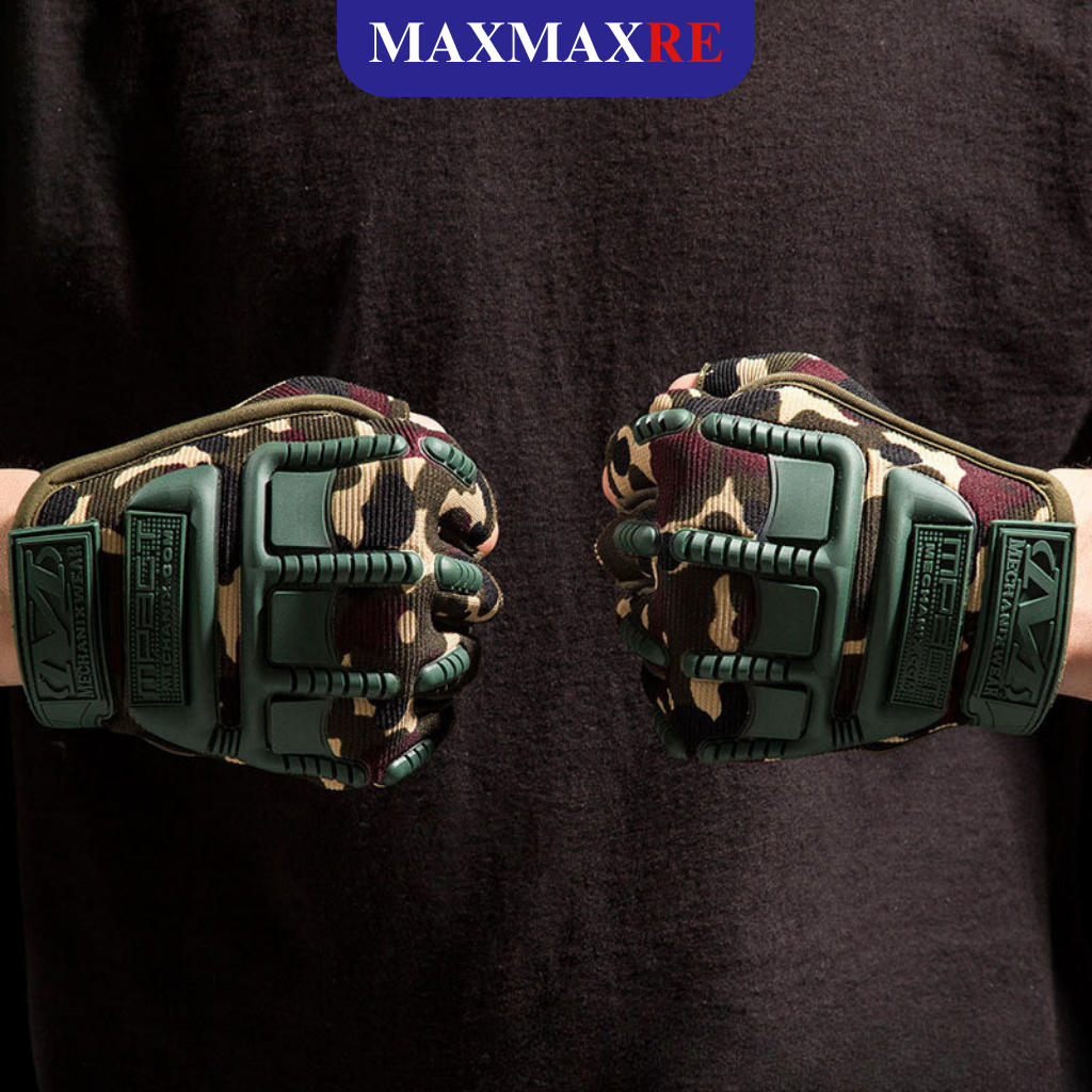 Găng tay, bao tay nam cụt ngón bảo vệ mu bàn tay và tăng độ bám Mpact