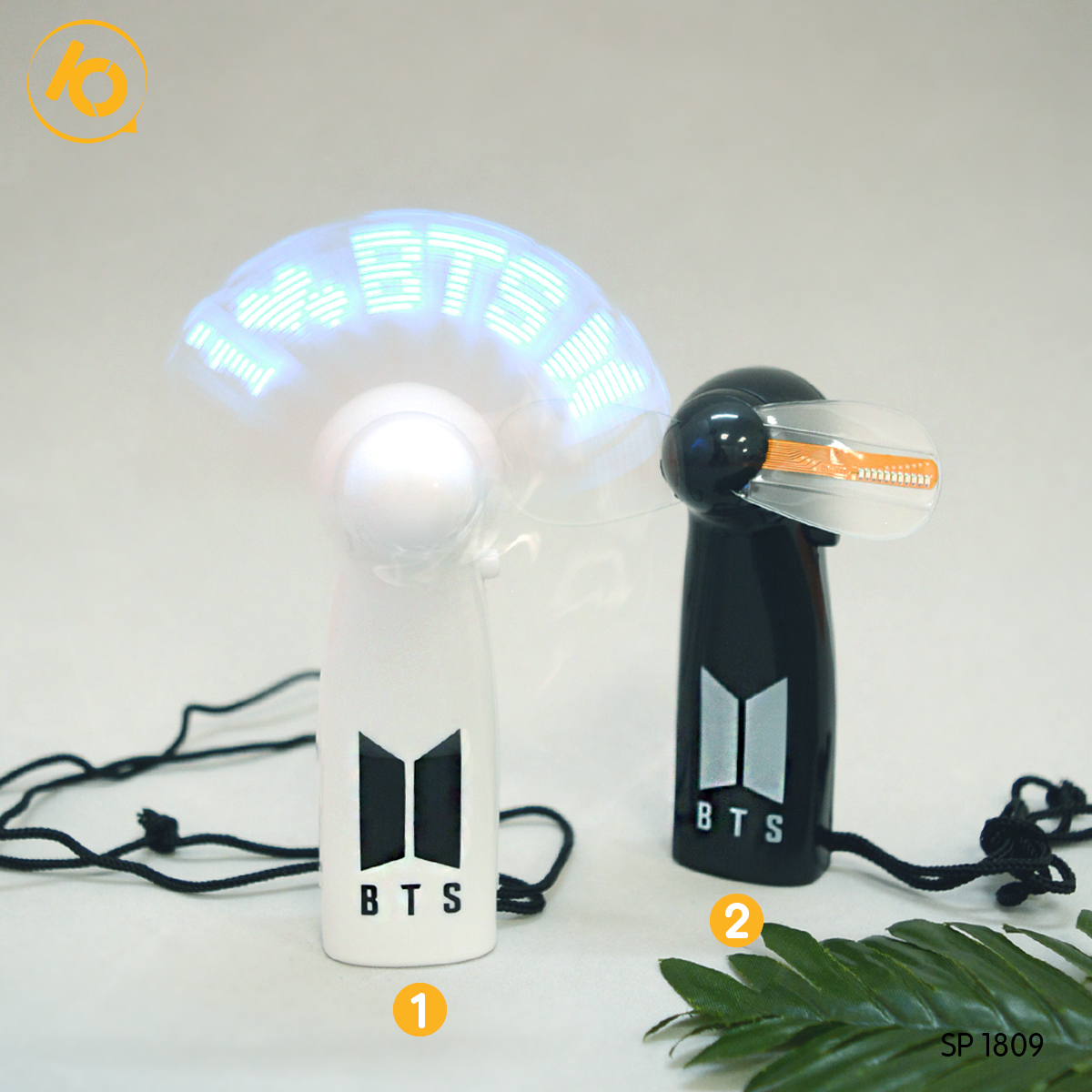 Quạt BTS , Blackpink led chạy chữ cầm tay