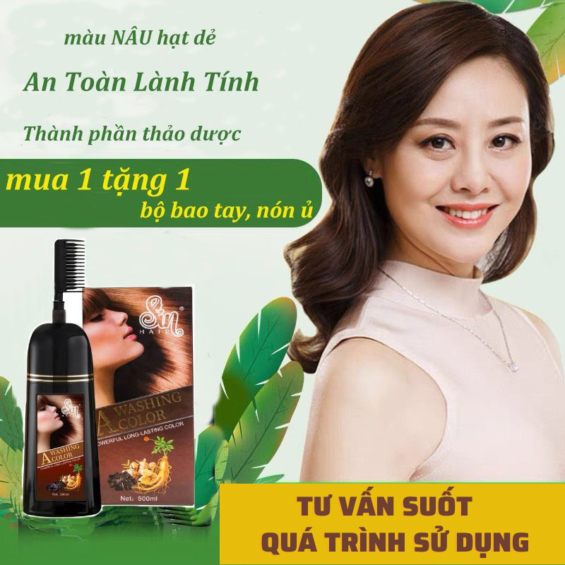 Dầu gội phủ bạc nhân sâm SIN HAIR Nhật Bản - dầu gội phủ bạc sinhair nhật bản, dầu gội nhuộm tóc, thuốc nhuộm tóc tại nhà