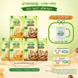 Combo 02 túi ngũ cốc dinh dưỡng Vinasoy Topping Hạnh Nhân/Chocoball (2 túi | 30 gói x 25g | 375gx2)
