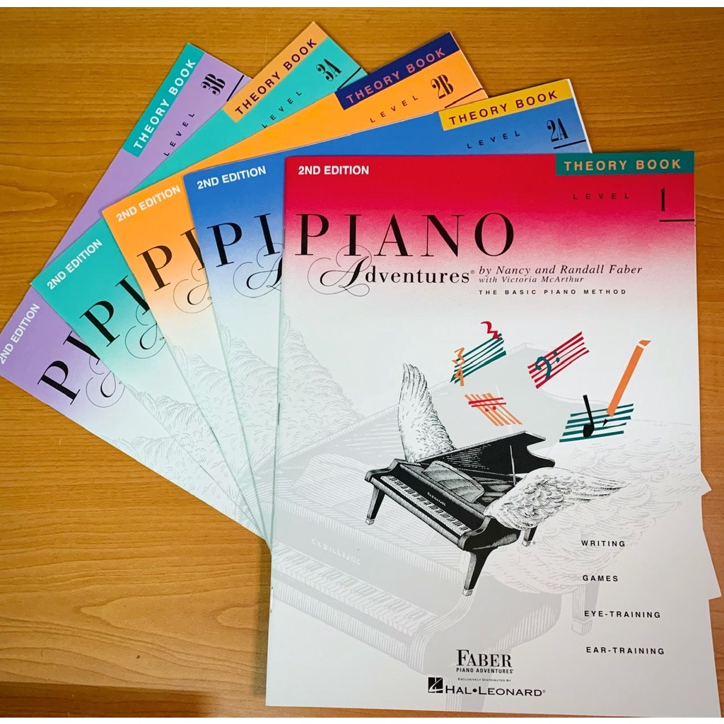 Giaos trình học đàn Piano Adventure THEORY BOOK Level 1-5