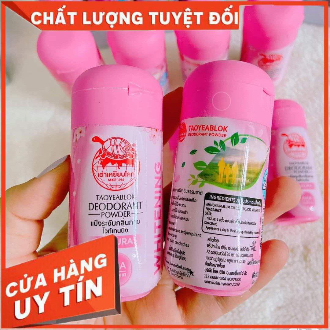 Phấn Con Rùa Taoyeablok Deodorant Thái Lan 22gr Khử Mùi Hôi Nách