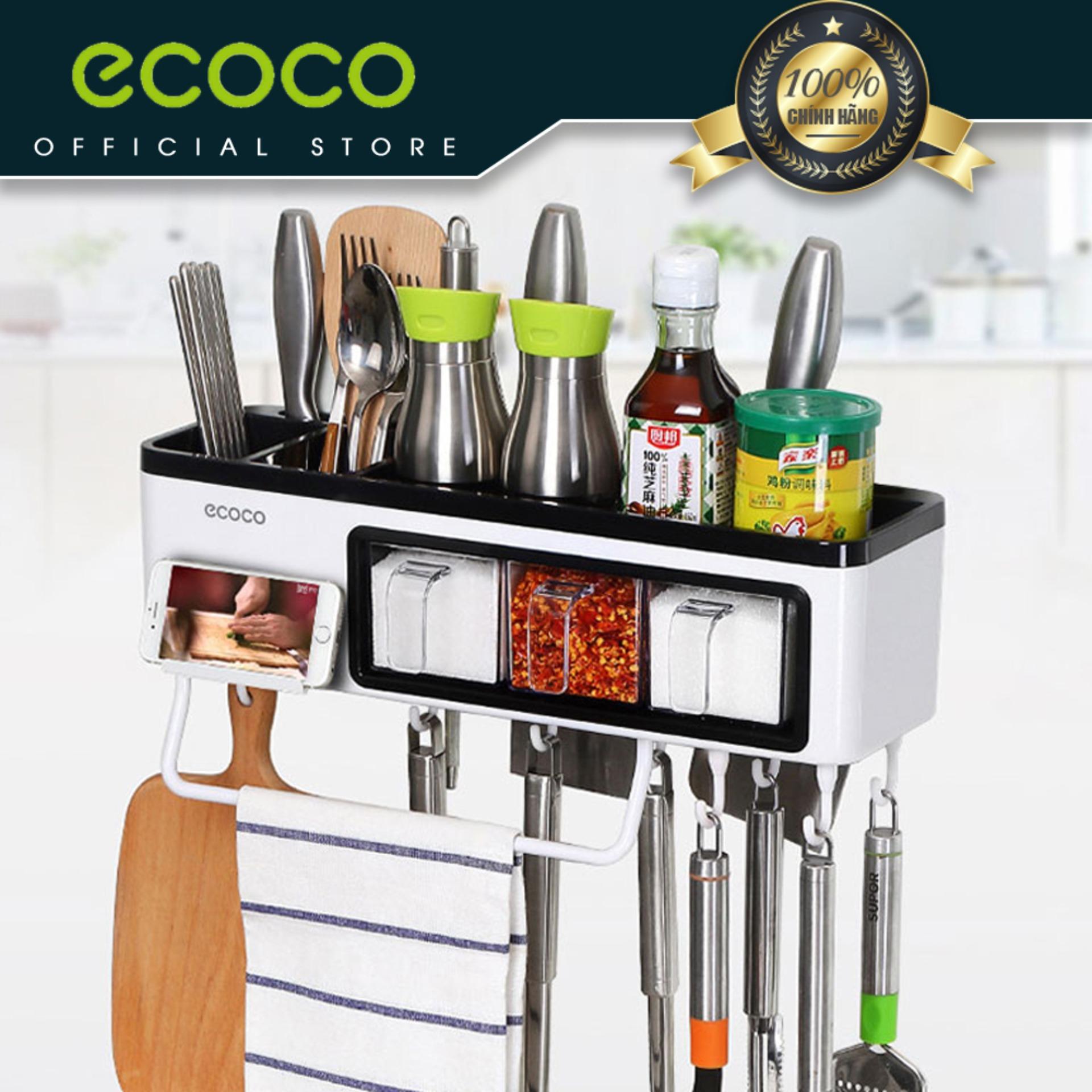 Kệ nhà bếp ecoco 3 hộp gia vị 9259
