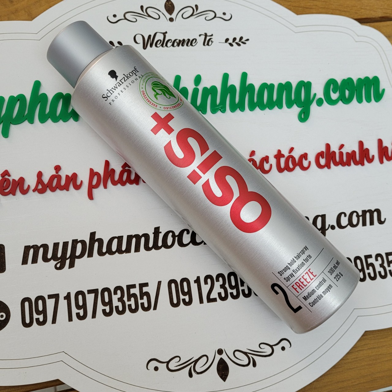 Keo xịt giữ kiểu tóc cứng osis+ 2 freeze 300ml