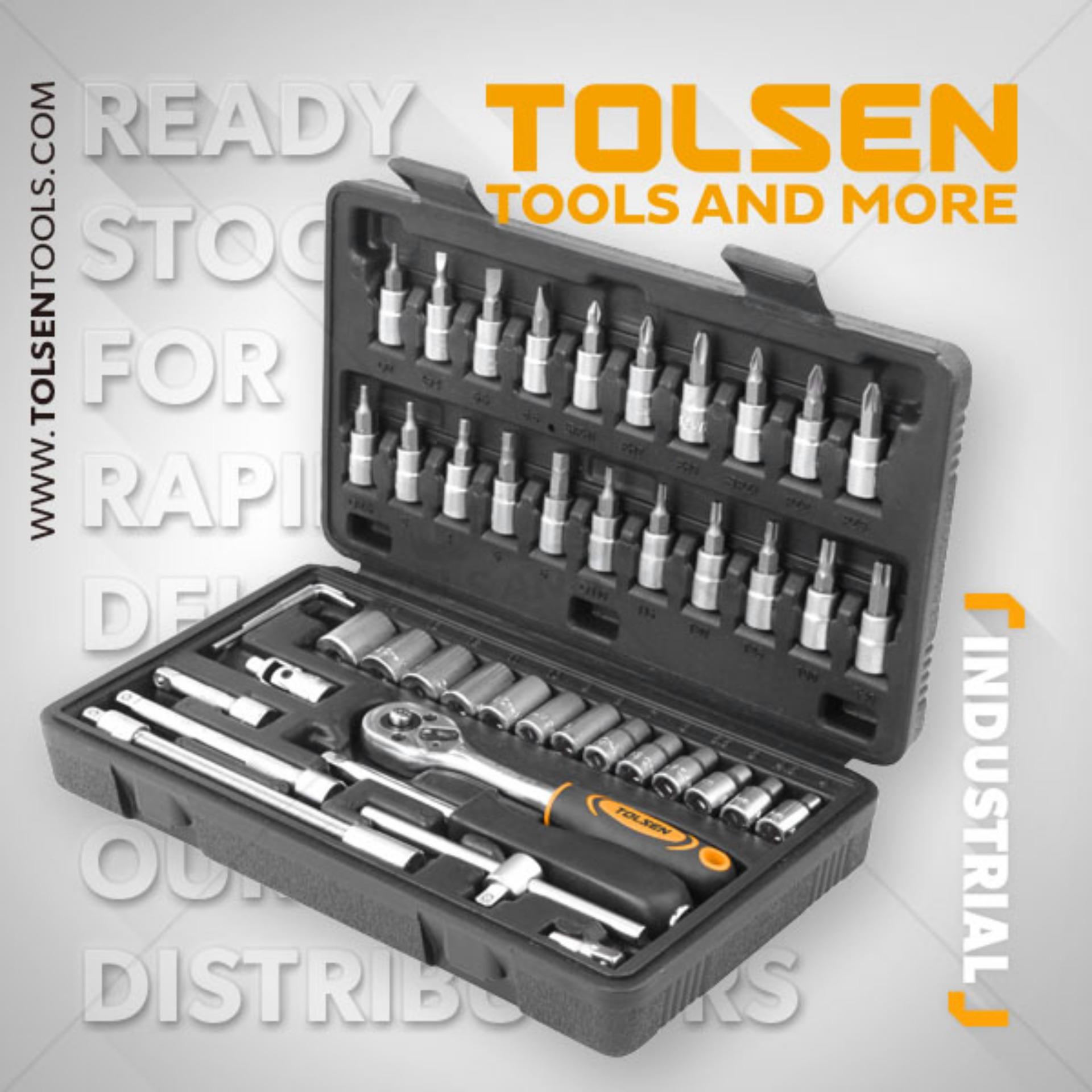 Tuýp nhỏ 1/4" bộ 46 món tolsen 15138