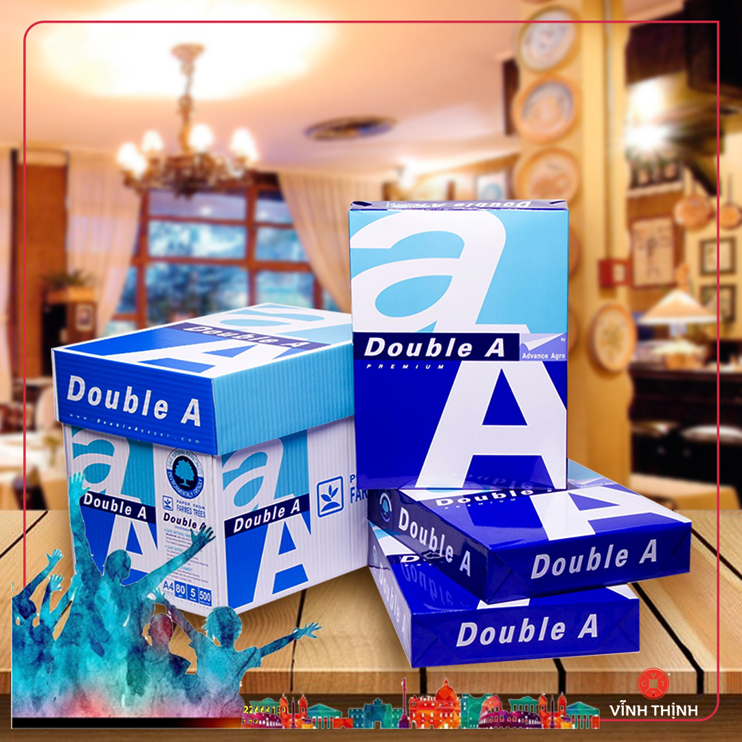 1ream 500 tờ giấy photo a4 rẻ,- giấy photo doublea - a4 70gsm, mua 5 tặng quà. - giấy photocopy subaru định lượng 70,80. giấy in a4, giấy photo a4 văn phòng, giấy in văn phòng, giấy in doublea.