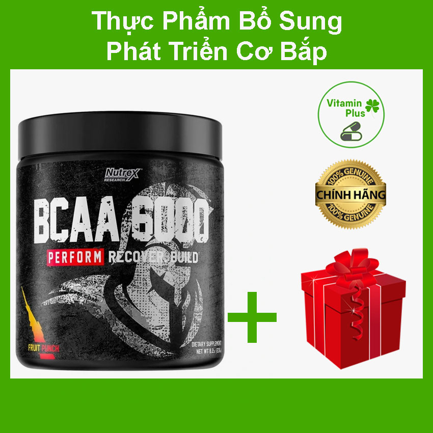 Thực Phẩm Bổ Sung Nutrex BCAA 6000 30 servings - Hỗ Trợ Phục Hồi và Phát