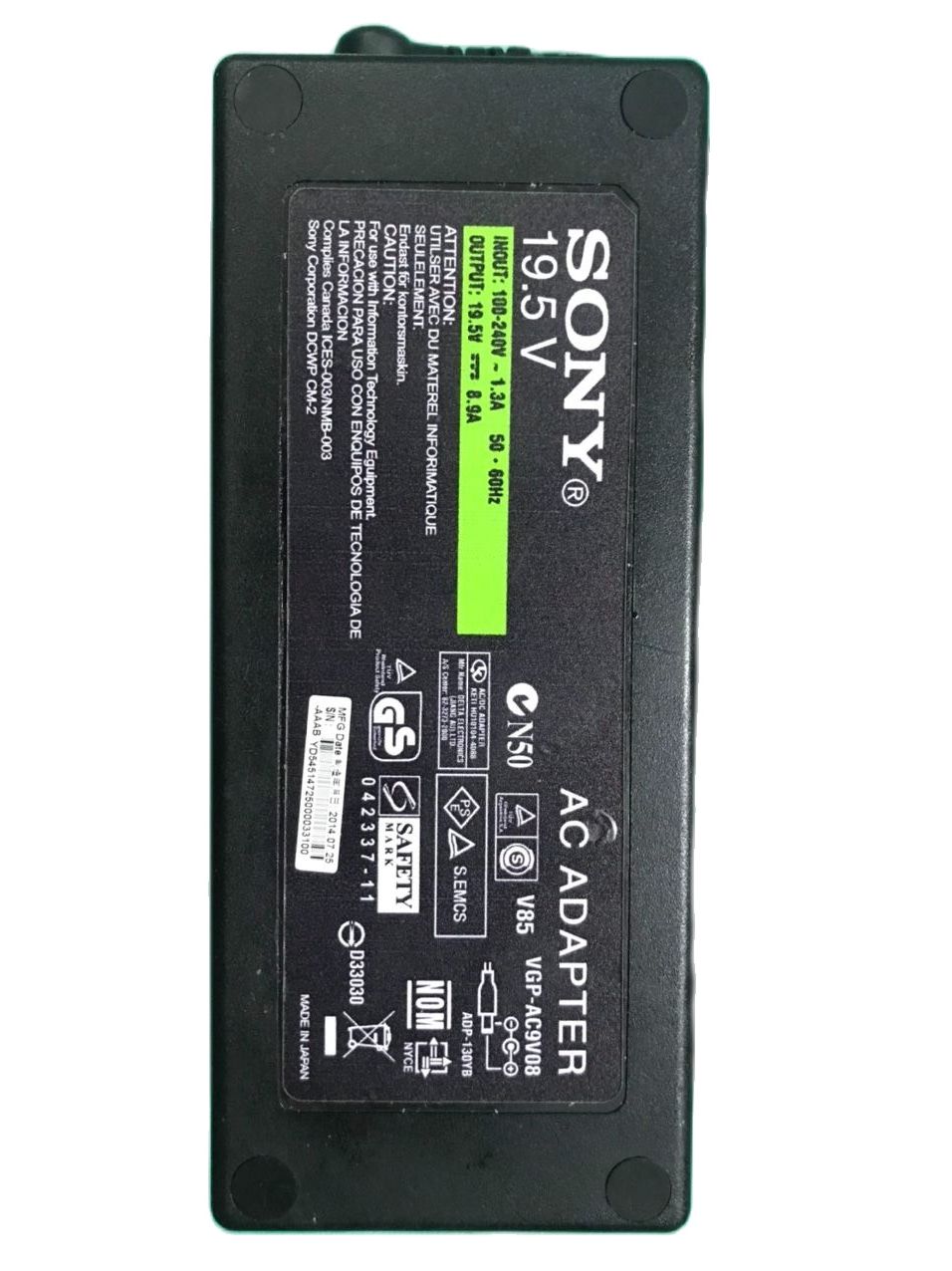 Adapter nguồn 19.5v 8.9a cho tivi sony