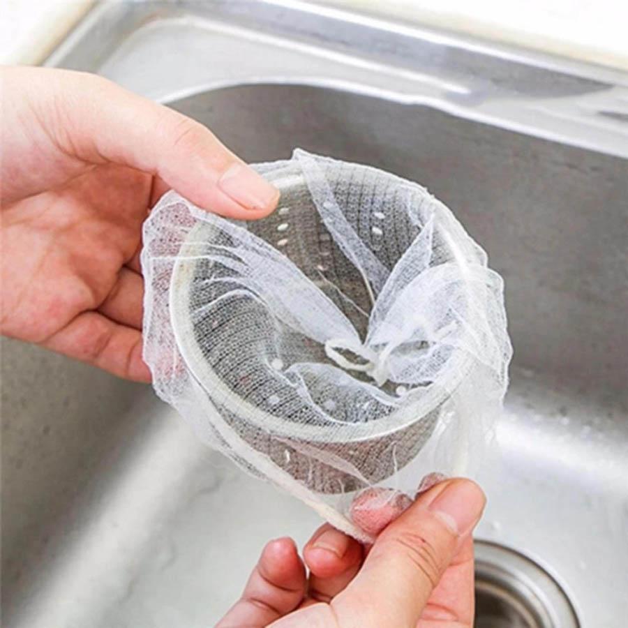 Túi lượt rác bồn rửa chén - chặn tóc nhà tắm