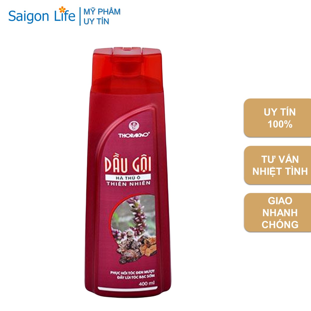 Dầu Gội Thorakao Hà Thủ Ô 400ml