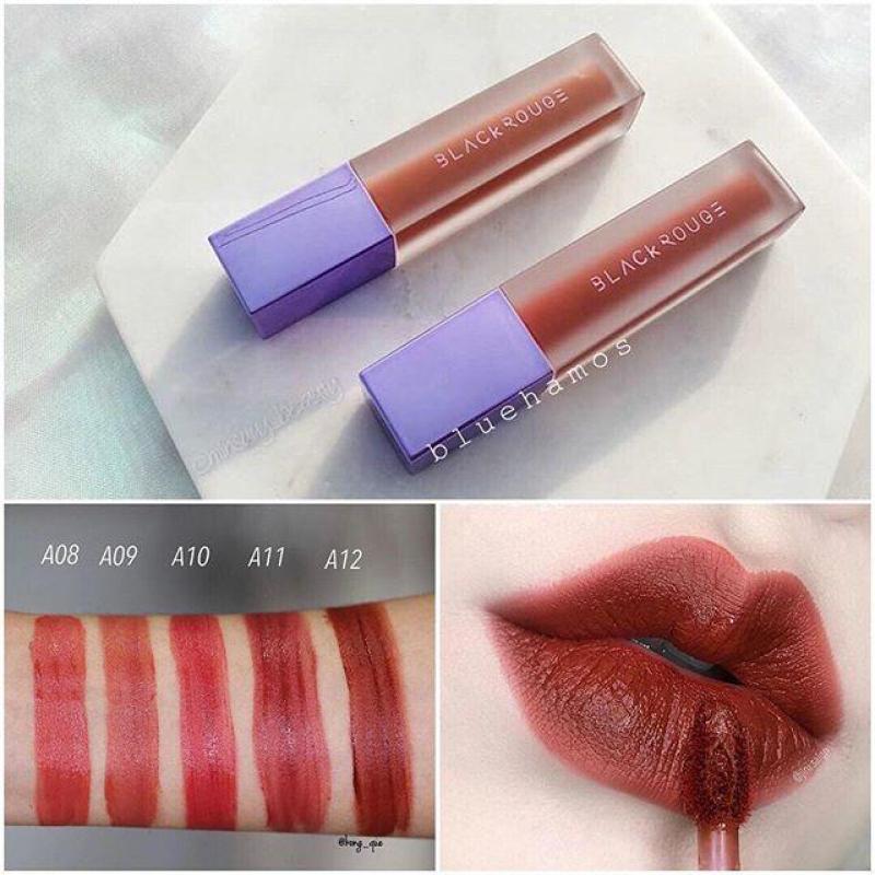 Son Kem Lì Black Rouge Air Fit Tint ❣️A12 ĐỎ NÂU❣️ Siêu Đẹp
