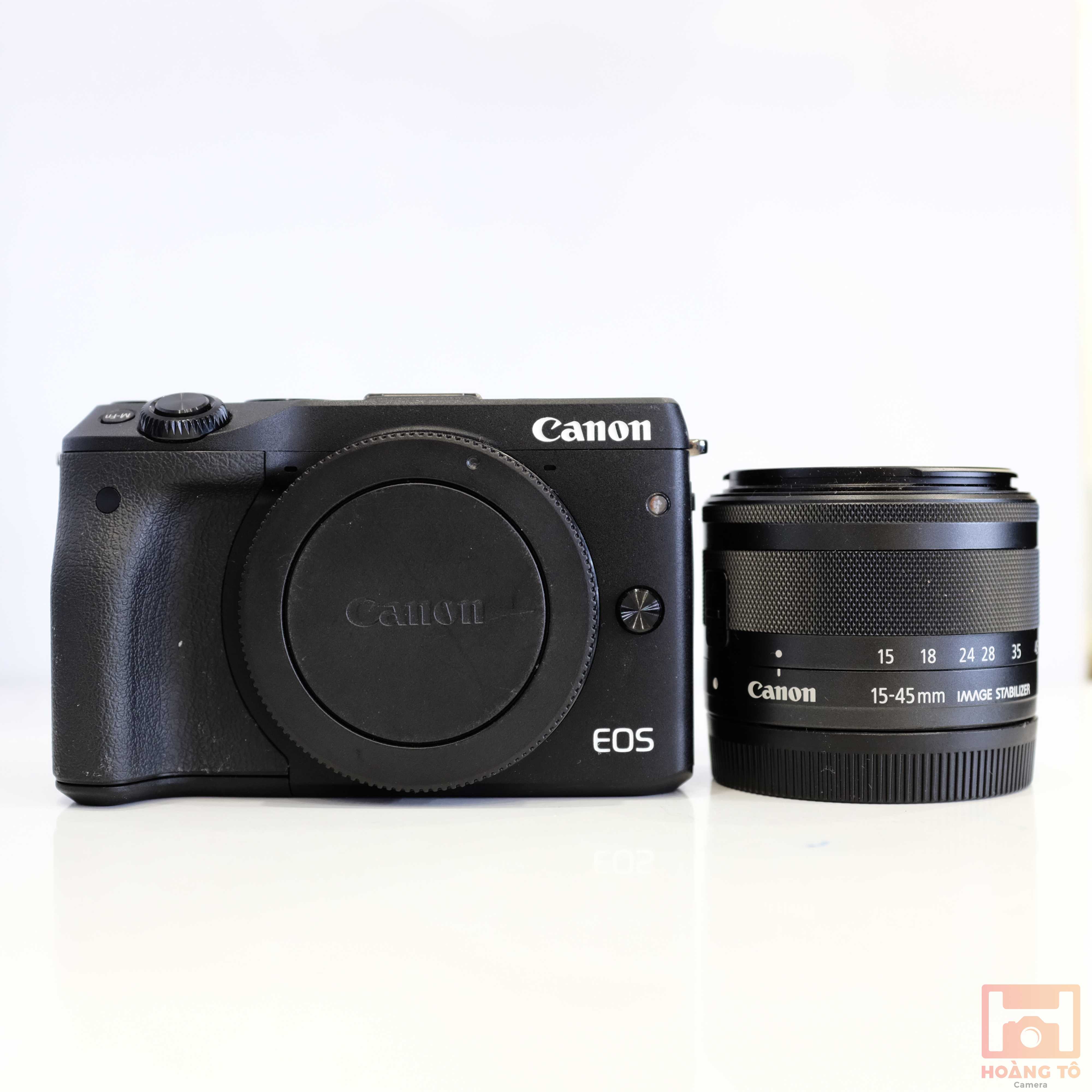 Máy ảnh canon m3 + kit 15-45mm cũ