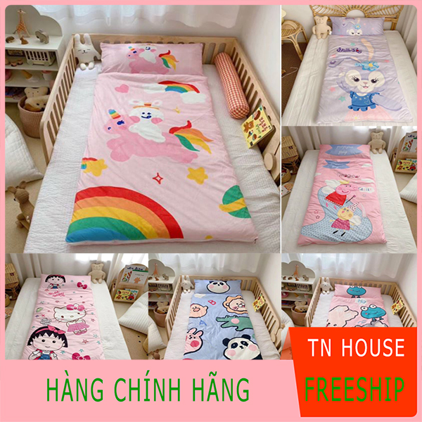 Túi ngủ cho bé, Túi ngủ trẻ em chất liệu nỉ nhung cao cấp