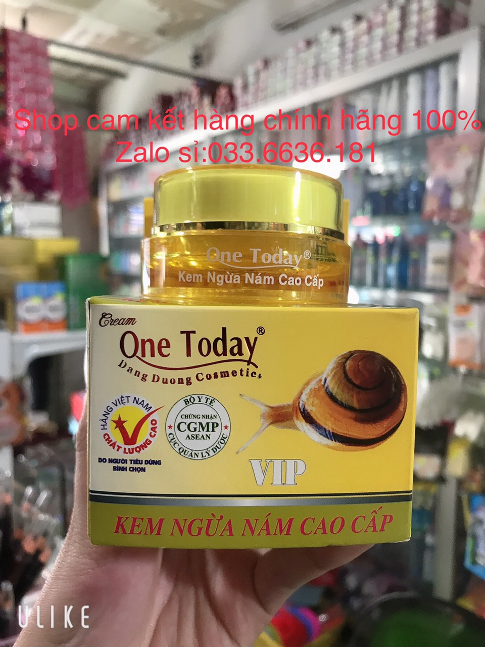 Kem ốc sên one today hết nám vip hủ 15g