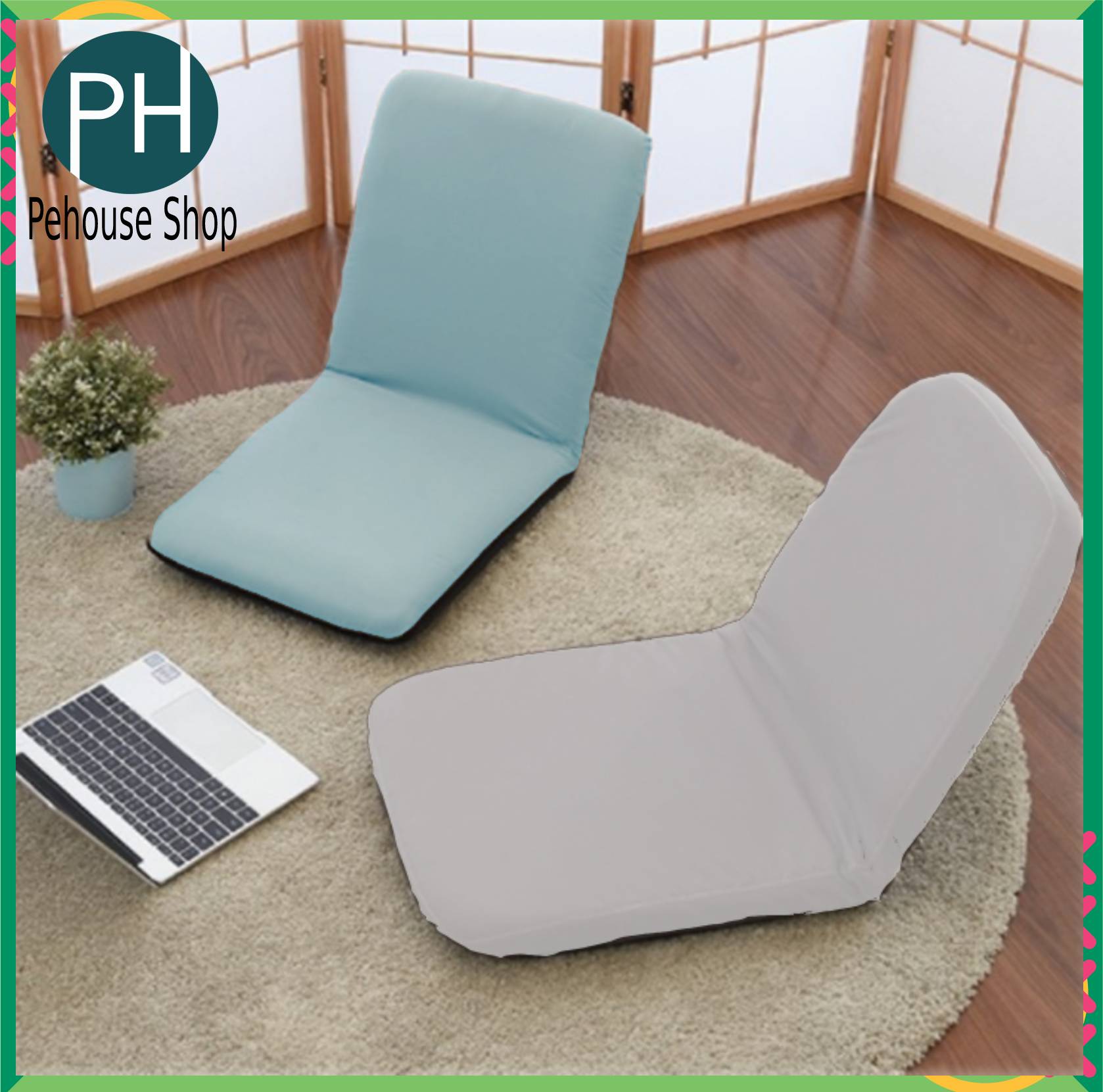 Ghế Lười Thư Giãn, Ghế Ngồi Bệt, Ghế Tựa Lưng, Ghế Thư Giãn Có Tựa Lưng, Ghế Bệt TẶNG KÈM MÓC KHÓA CAO CẤP