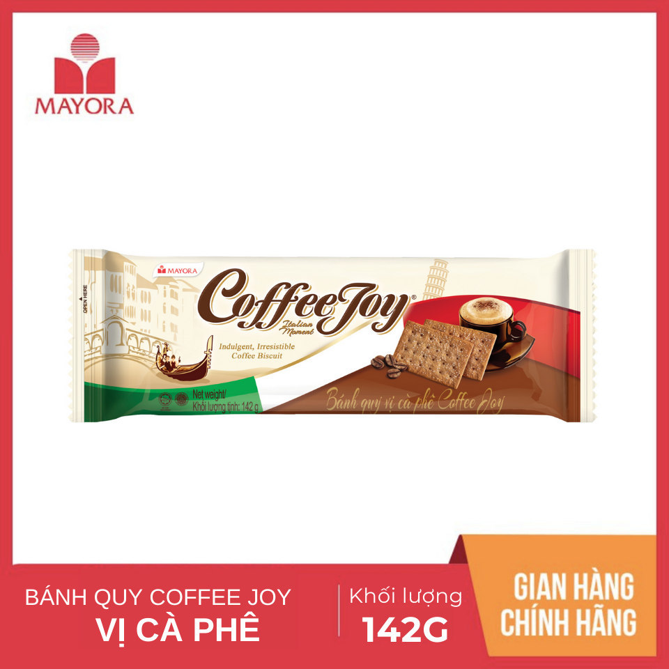Bánh quy coffee joy cà phê gói 142g