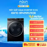 Máy giặt Aqua Inverter 10 kg AW10-BP4959U1K(B) - Bảo hành 2 năm - Hỗ trợ lắp đặt
