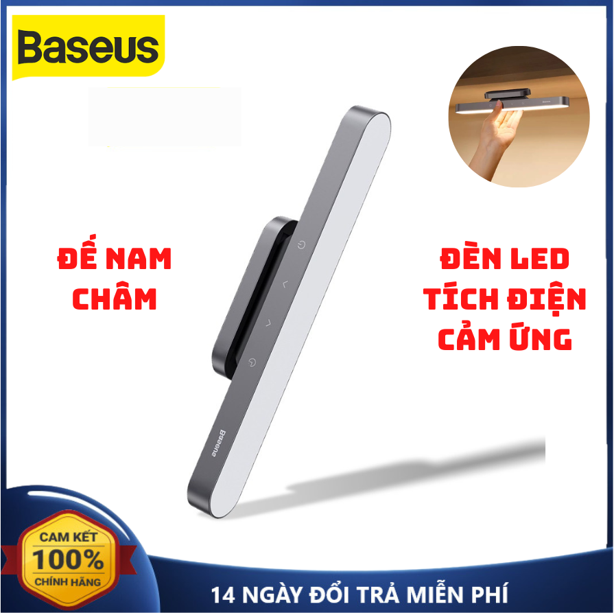 Đèn led tích điện cảm ứng đế nam châm baseus đèn led bảo vệ mắt