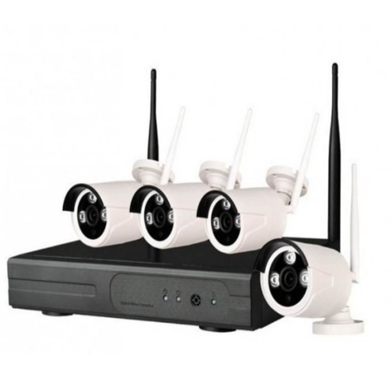 Bộ đầu ghi NVR kit wifi 4 mắt camera , kit 8 mắt camera wifi 3.0M