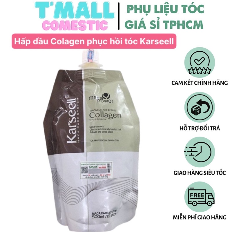 Hấp dầu collagen karseell maca phục hồi 500ml