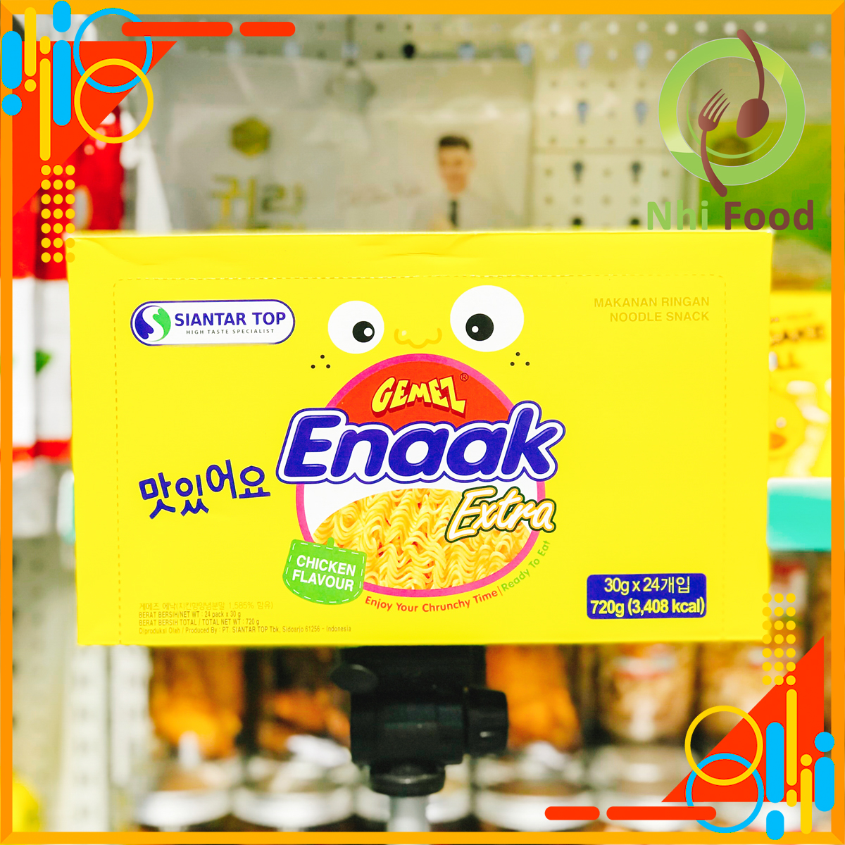 Mì gói ăn liền enaak vị gà