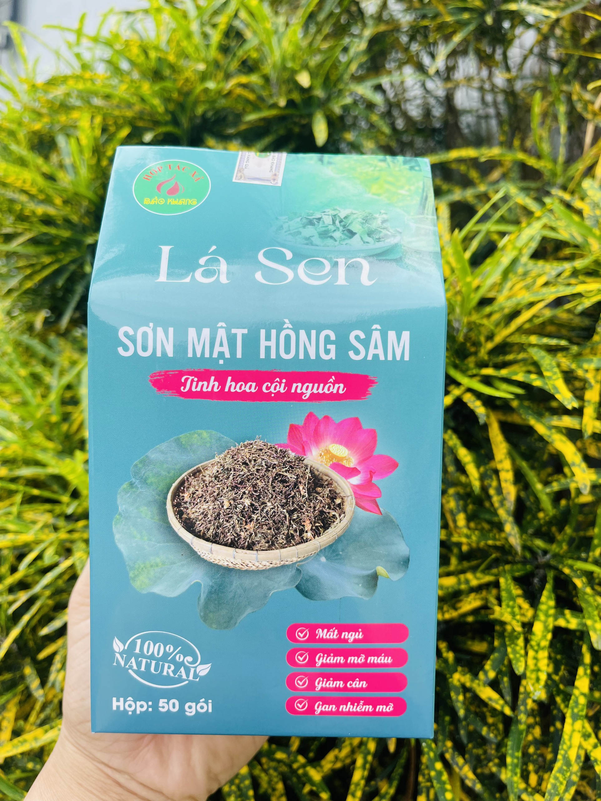 Trà thảo dược lá sen, sơn mật hồng sâm túi lọc tiện lợi - đặc sản 27