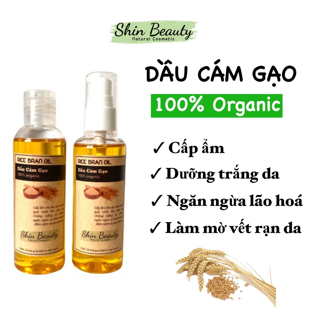 Dầu cám gạo nguyên chất 100%