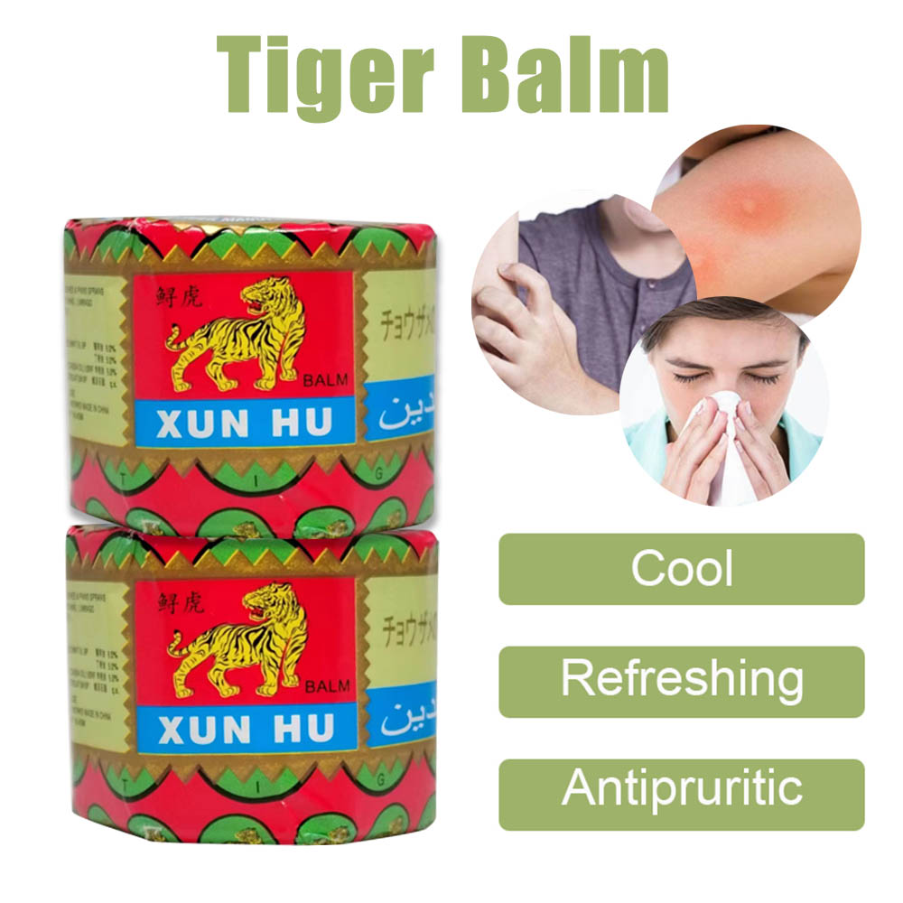 Tiger Balm Leg Wrist Finger Neck and Shoulder Pain Relief Body Skin Care Tools Mosquito Eliminate Anti Itchy Refresh Brain Carsickness Summer Cooling Oil