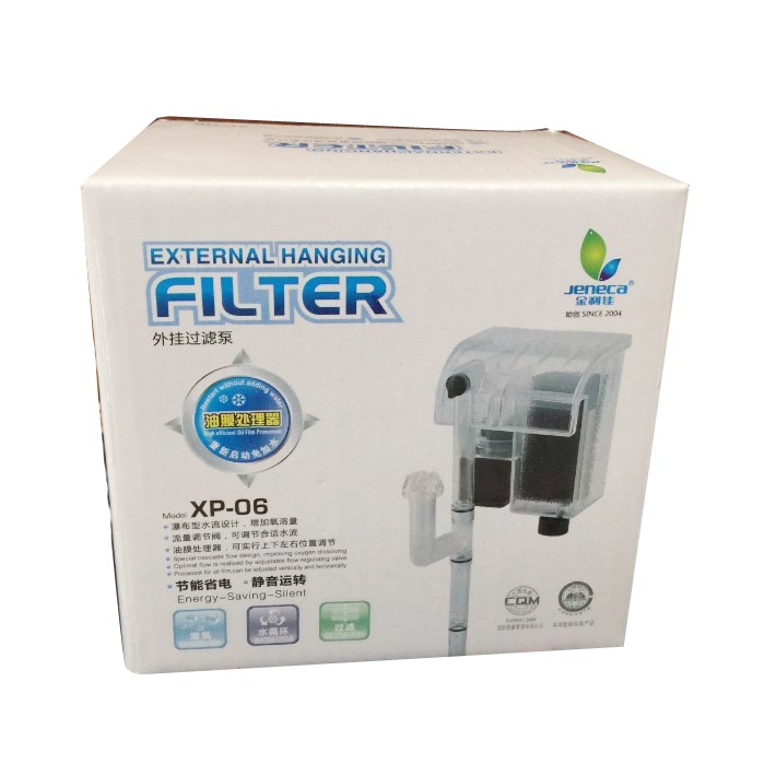 Lọc Thác Cho Hồ Cá, BểThuỷ Sinh Mini JENECA XP 06 (Có Lọc Váng) cho hồ dưới 40cm