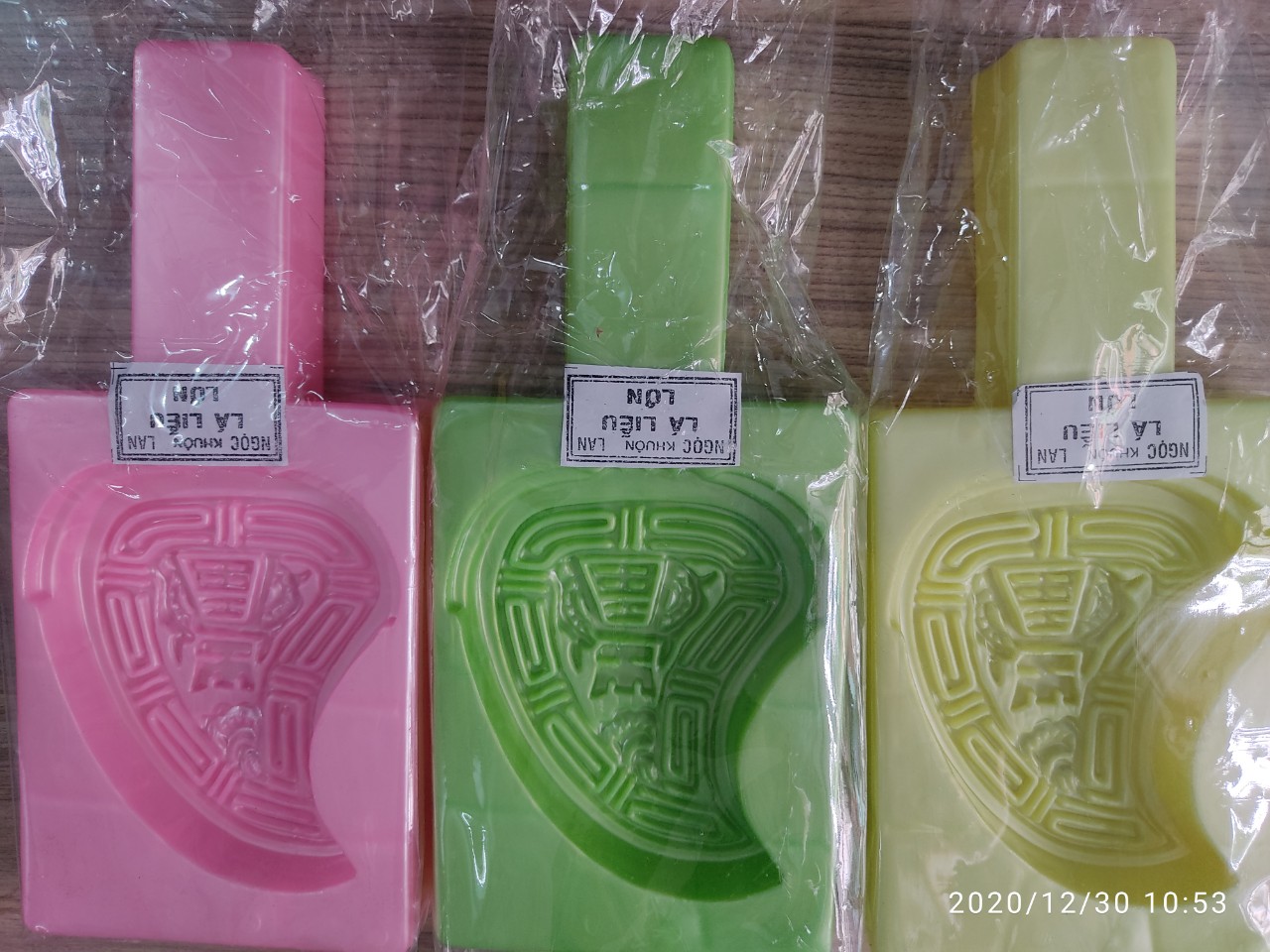 Khuôn Nhựa BÁNH IN VÀ BÁNH ĐẬU XANH LÁ LIỄU