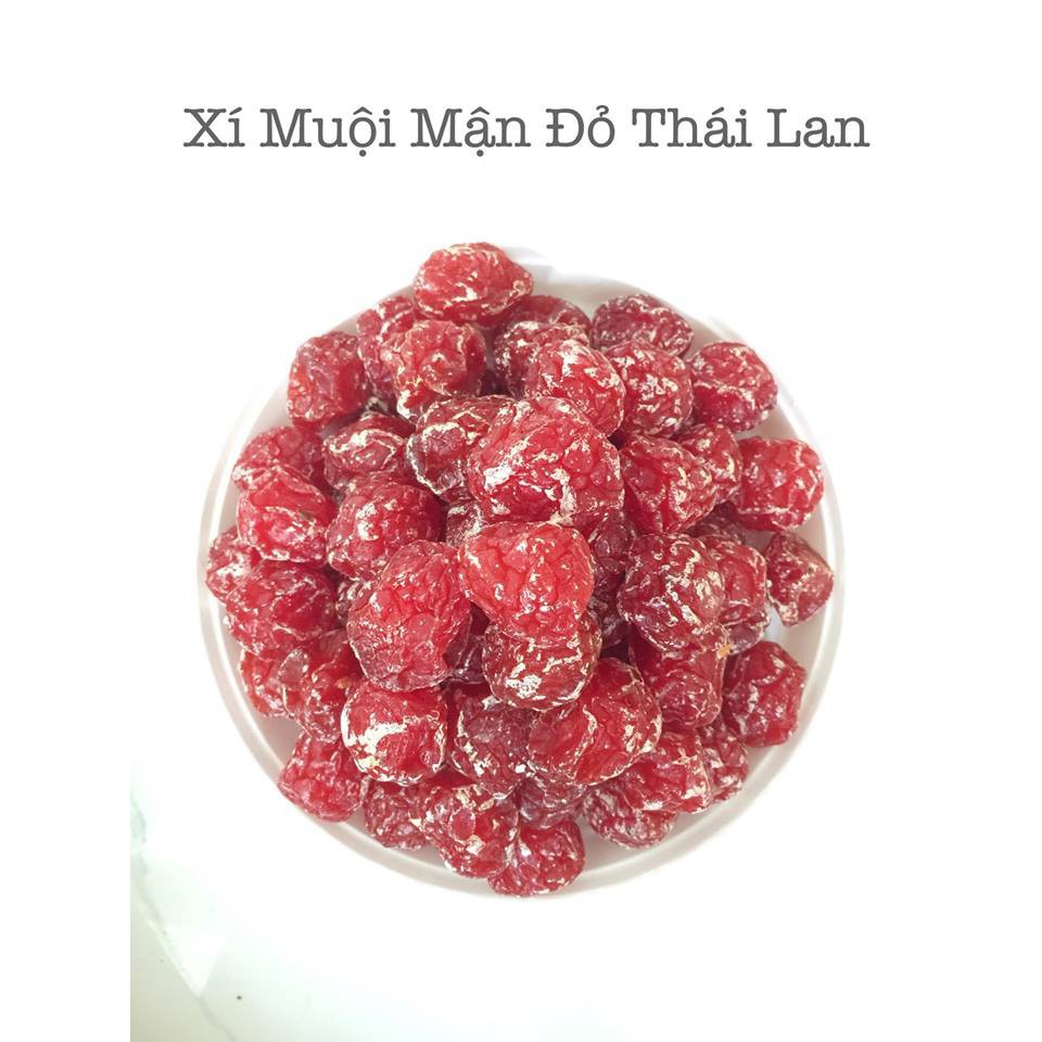 1Kg Xí Muội Mận Đỏ Thái Lan - Loại Đặc Biệt