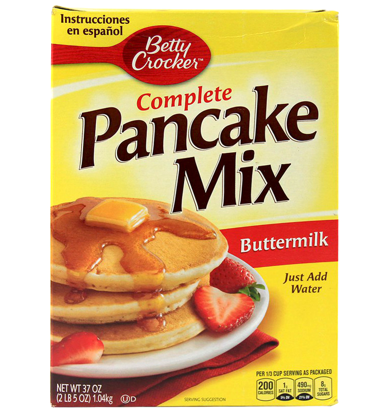 (07/07/2023) Bột Làm Bánh Pancake Pha Sẵn Vị Bơ Sữa BETTY CROCKER (Hộp 1.04kg, 2lb 5oz) - USA