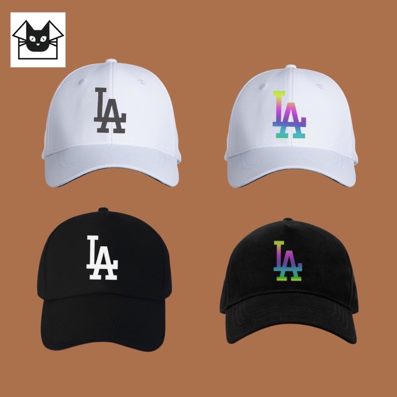 Mũ lưỡi trai Nam Nữ in logo LA siêu hot, kiểu nón kết Kaki giá rẻMũ lưỡi trai Nam Nữ in logo LA siêu hot, kiểu nón kết Kaki giá rẻ