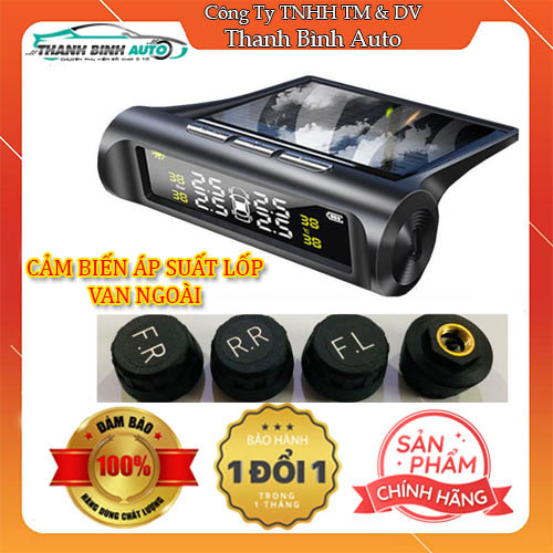 Cảm Biến Áp Suất Lốp Van Ngoài TPMS Ô Tô, Xe Hơi - Phiên Bản Quốc Tế