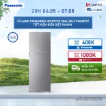 Tủ lạnh Panasonic Inverter 306L NR-TV341BPS9 Tiết kiệm điện diệt khuẩn