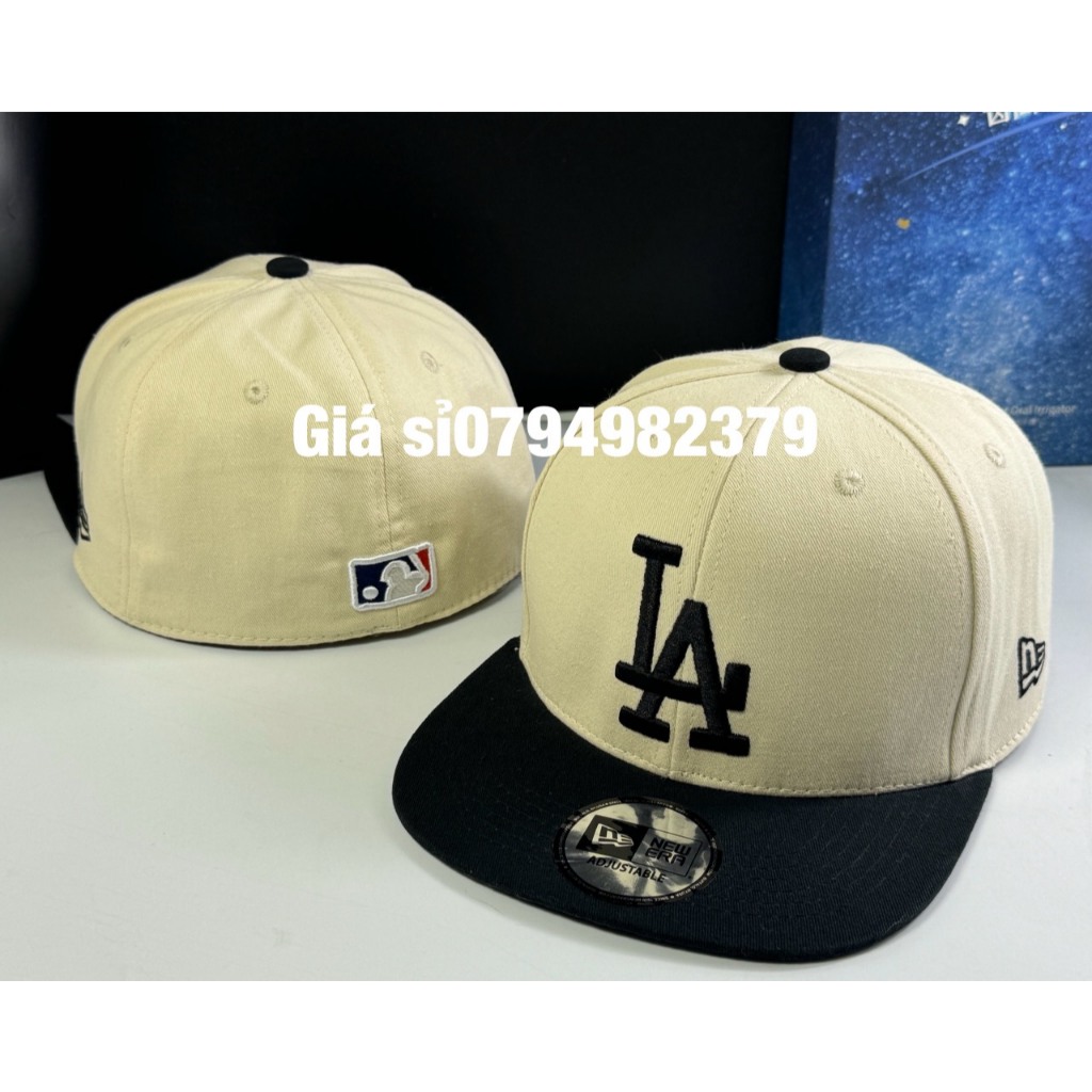 Mũ snapback Nam bít đuôi phối 7 màu - Nón hiphop có tem L,A Phong cách châu âu - thời trang nam - 3