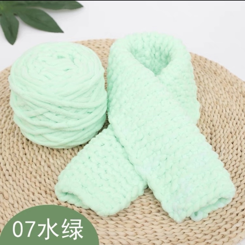 Set nguyên liệu đan khăn len bông sữa mềm mại