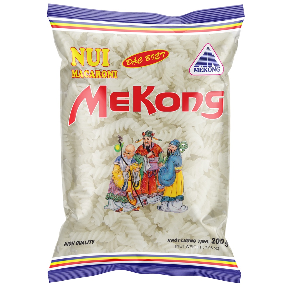 Nui gạo xoắn Mekong 200g