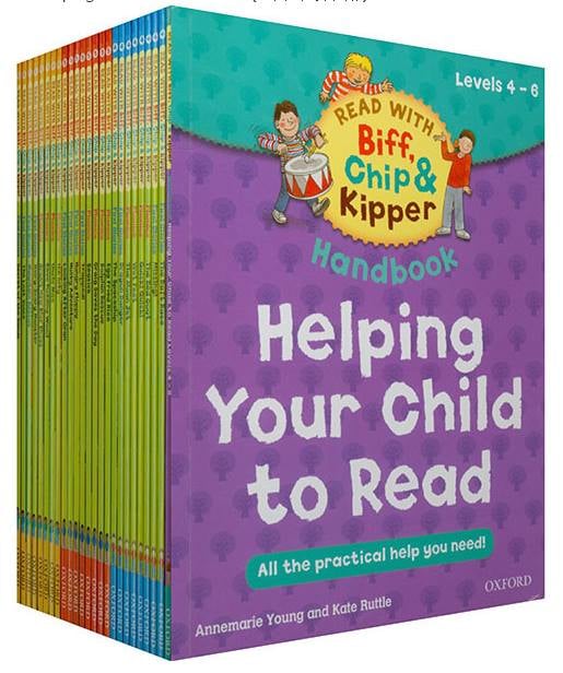 Oxford Reading Tree Biff, Chip and Kipper Level 4 - 6 nhập 25q kèm file audio