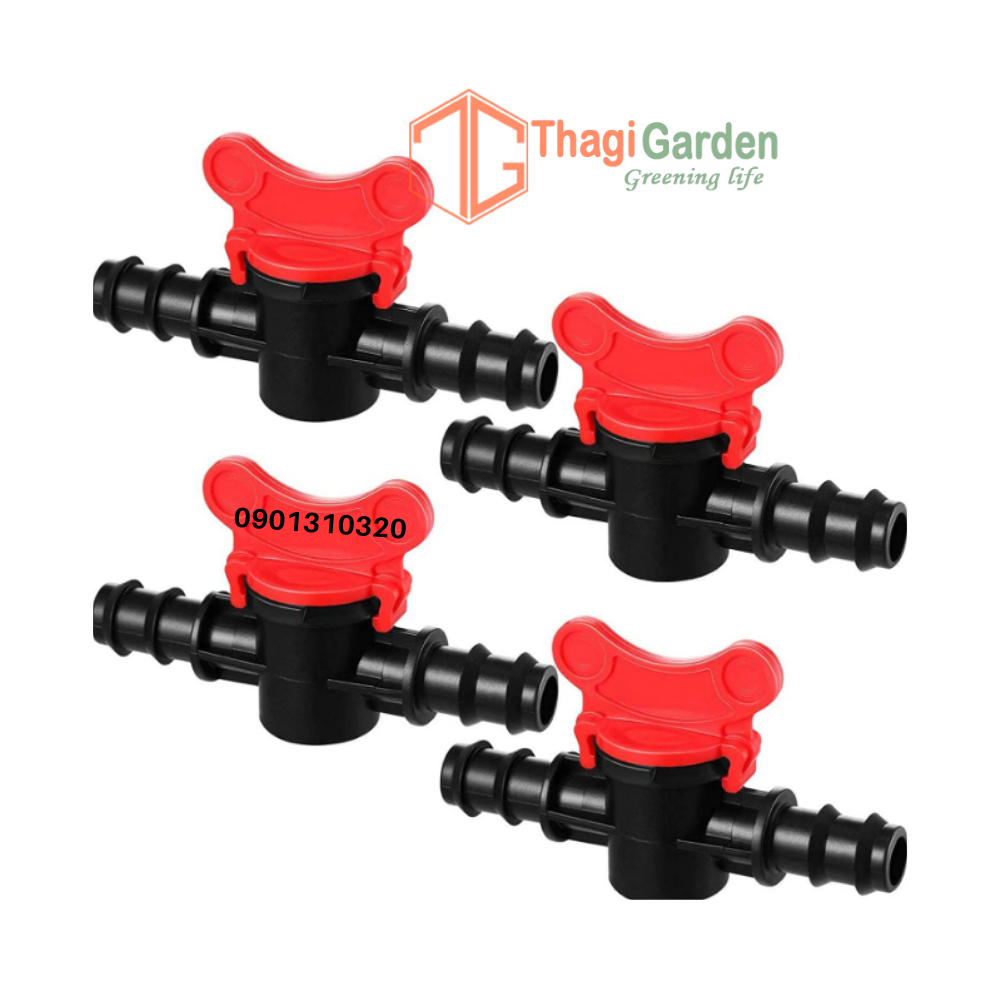 10 Van khóa ống LDPE 20mm- Dùng trong hệ thống phun tưới